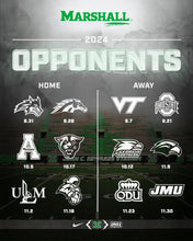 Load image into Gallery viewer, UP TO 6 Marshall Thundering Herd 2024 Football Season Tickets 5th Row Lower Level