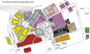 NC State Football 2024 - Full Season Parking Pass - Cardinal Gibbons Lot